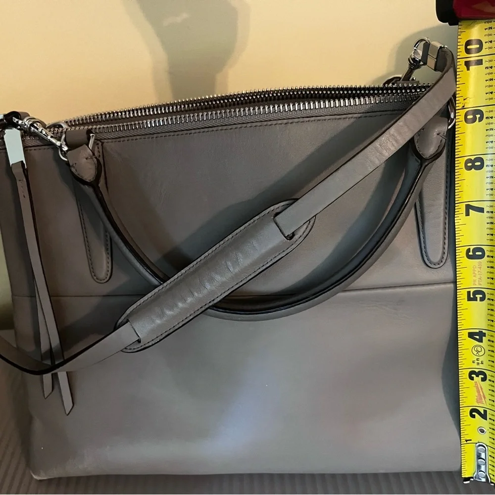 Coach Taupe Leather Tote - Picture 7 of 7